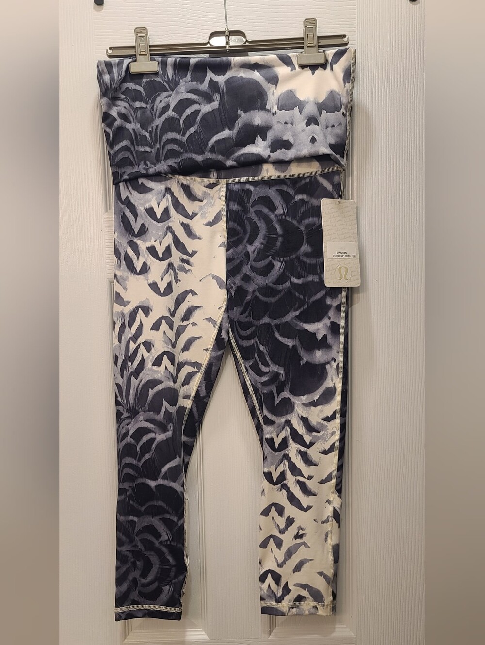 NWT Lululemon Wunder Under Pant *SE Dance Pretty Plume Grey Black Size 8 Rare